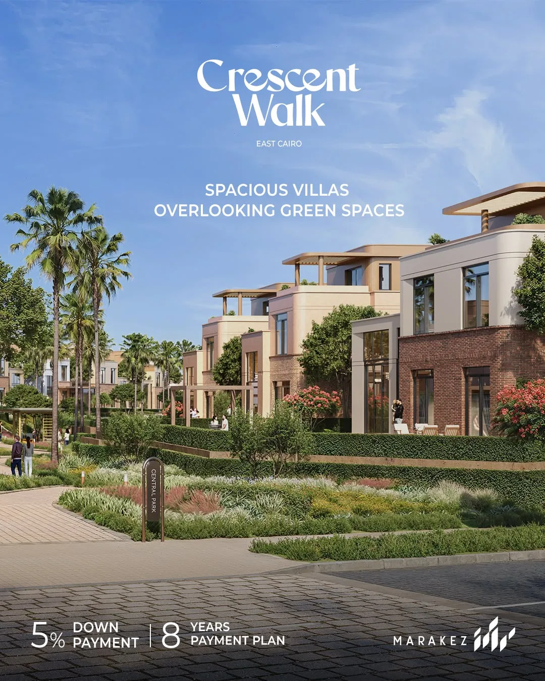 Garden دوبلكس 4.0 216 م² في Crescent Walk | Tycoons